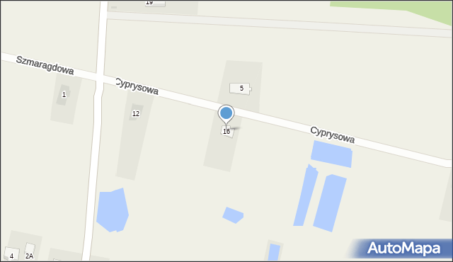 Janowice, Bursztynowa, 16, mapa Janowice