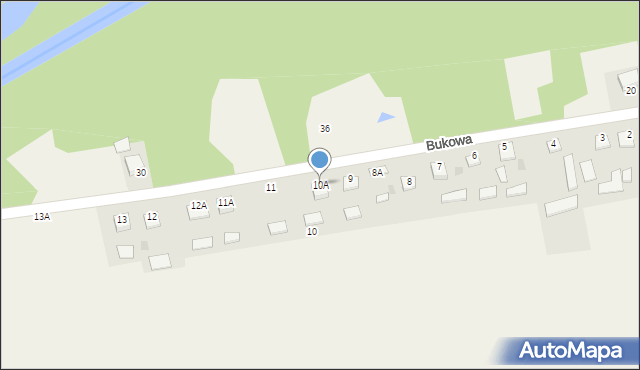 Jastkowice, Bukowa, 10A, mapa Jastkowice