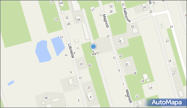 Jedlicze B, Bukowa, 42a, mapa Jedlicze B