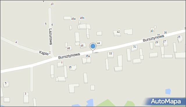 Kalisz, Bursztynowa, 35b, mapa Kalisza