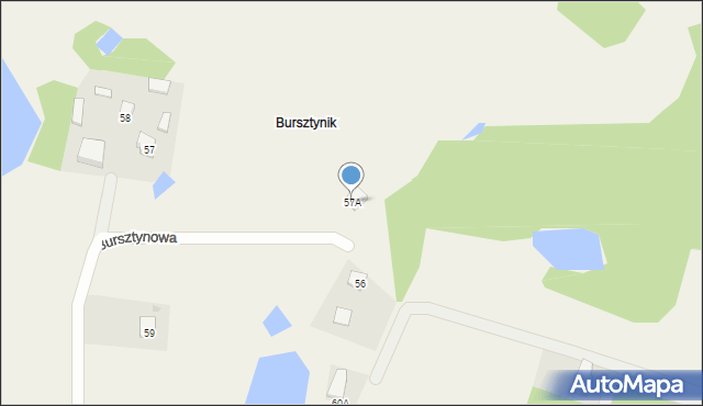 Kczewo, Bursztynik, 57A, mapa Kczewo