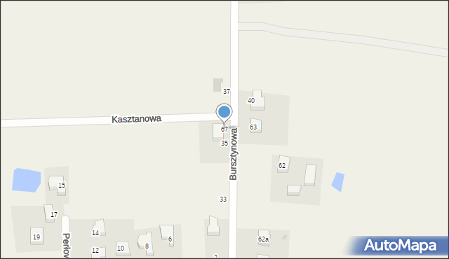 Kczewo, Bursztynik, 67, mapa Kczewo