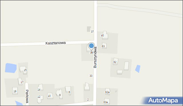 Kczewo, Bursztynowa, 35, mapa Kczewo