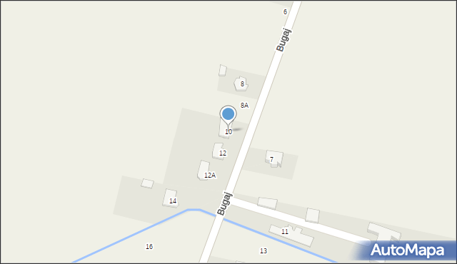 Koczargi Nowe, Bugaj, 10, mapa Koczargi Nowe