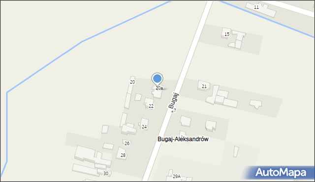 Koczargi Nowe, Bugaj, 20, mapa Koczargi Nowe