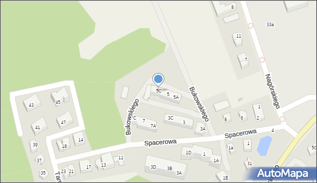 Kolbudy, Bukowskiego Bronisława, prof., 5C, mapa Kolbudy