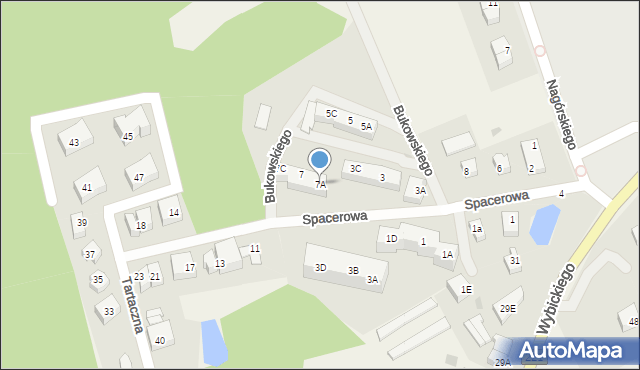 Kolbudy, Bukowskiego Bronisława, prof., 7A, mapa Kolbudy