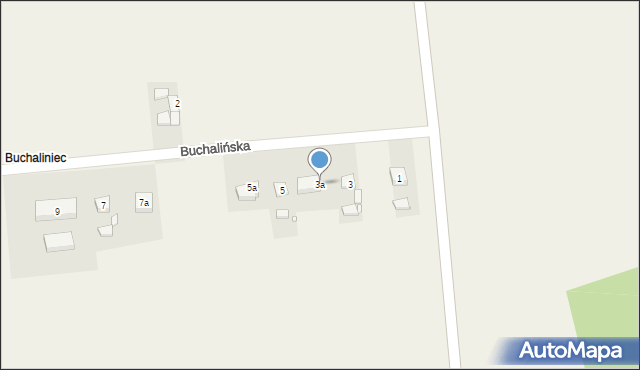 Kotlin, Buchalińska, 3a, mapa Kotlin