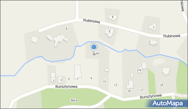 Kotuń, Bursztynowa, 9a, mapa Kotuń