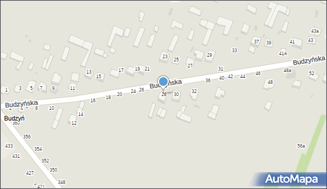 Kraśnik, Budzyńska, 28, mapa Kraśnik