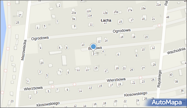 Łacha, Bugowa, 2, mapa Łacha