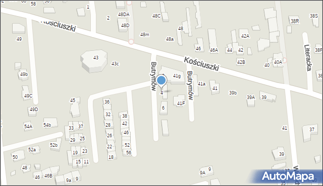 Marki, Butrymów, 4, mapa Marki