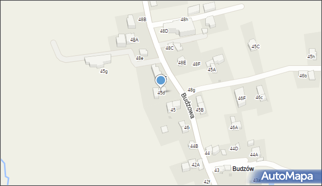 Murzasichle, Budzowa, 45d, mapa Murzasichle