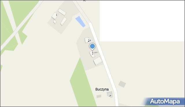 Nowa Wieś, Buczyna, 2, mapa Nowa Wieś