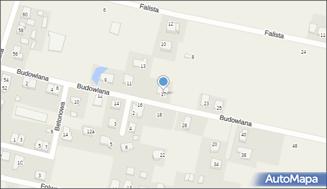 Paczkowo, Budowlana, 17, mapa Paczkowo