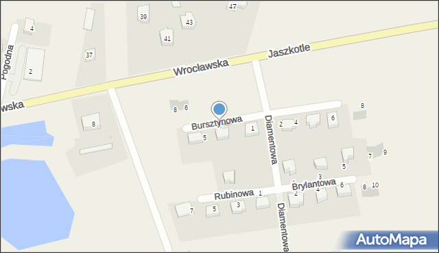 Pietrzykowice, Bursztynowa, 3, mapa Pietrzykowice