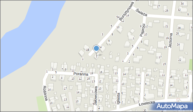 Piotrków Trybunalski, Bursztynowa, 2, mapa Piotrków Trybunalski