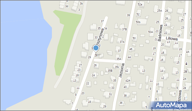 Piotrków Trybunalski, Bursztynowa, 28, mapa Piotrków Trybunalski