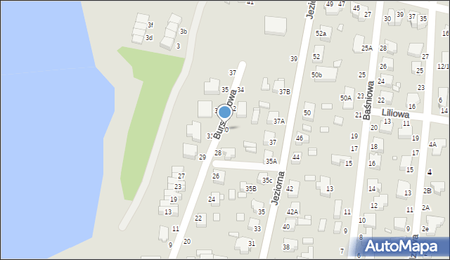 Piotrków Trybunalski, Bursztynowa, 30, mapa Piotrków Trybunalski