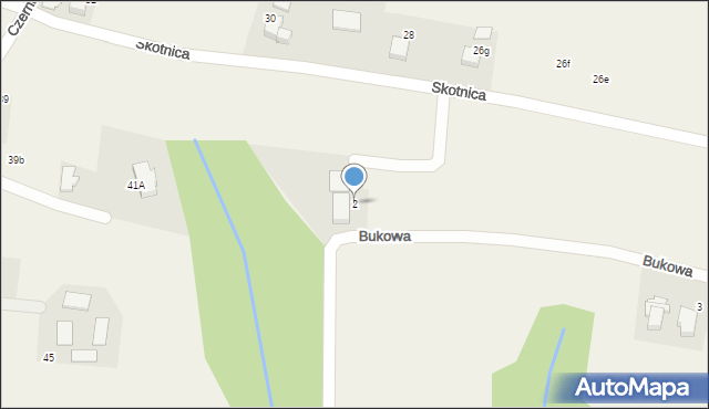 Pisarzowice, Bukowa, 2, mapa Pisarzowice