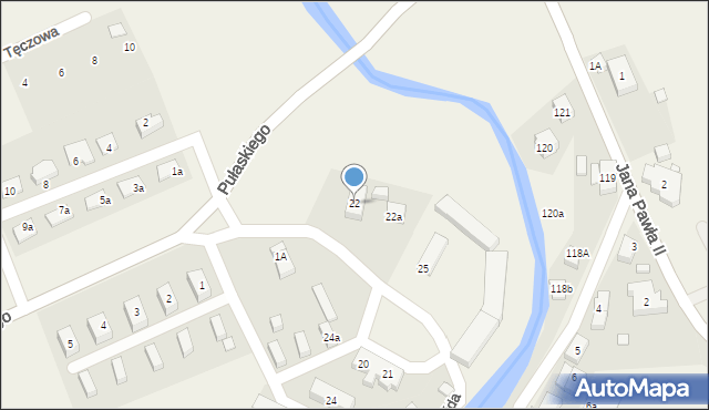 Podgórzyn, Bujwida Odona, 22, mapa Podgórzyn