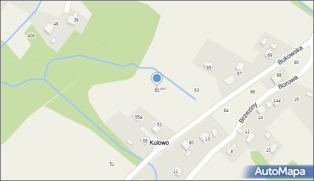 Porąbka, Bukowska, 61, mapa Porąbka