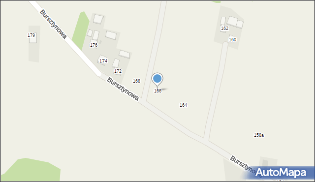 Poręba Spytkowska, Bursztynowa, 166, mapa Poręba Spytkowska