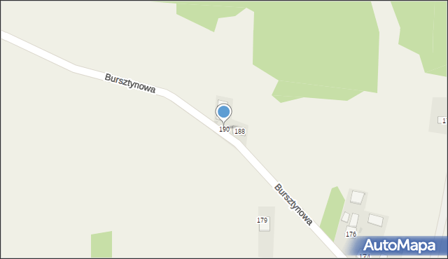 Poręba Spytkowska, Bursztynowa, 190, mapa Poręba Spytkowska