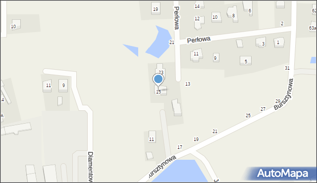 Przodkowo, Bursztynowa, 15, mapa Przodkowo