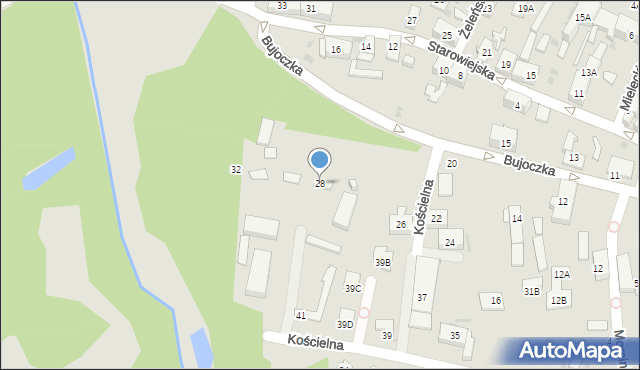 Ruda Śląska, Bujoczka Wiktora, 28, mapa Rudy Śląskiej