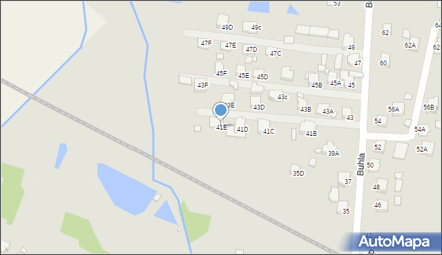 Rybnik, Buhla Maksymiliana, 41E, mapa Rybnika