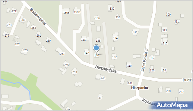 Rzeszów, Budziwojska, 140, mapa Rzeszów