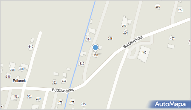 Rzeszów, Budziwojska, 300, mapa Rzeszów