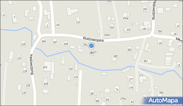 Rzeszów, Budziwojska, 389, mapa Rzeszów