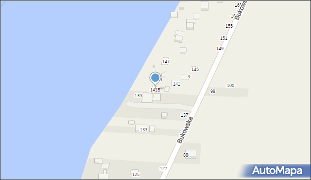 Sapowice, Bukowska, 141B, mapa Sapowice