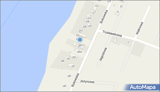 Sapowice, Bukowska, 197, mapa Sapowice