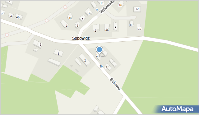 Sobowidz, Bukowa, 31, mapa Sobowidz