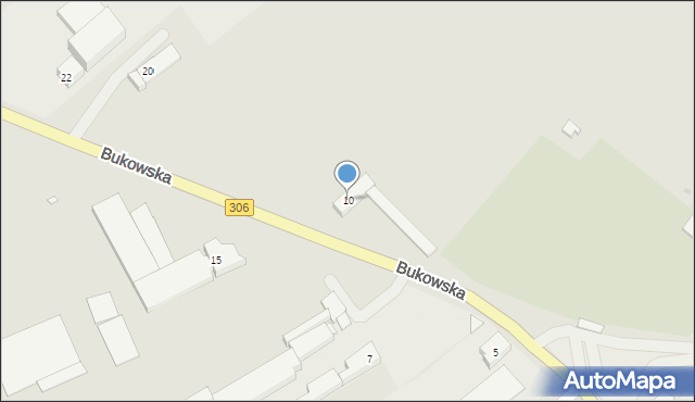 Stęszew, Bukowska, 10, mapa Stęszew