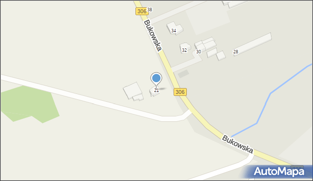 Stęszew, Bukowska, 21, mapa Stęszew