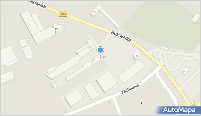 Stęszew, Bukowska, 7, mapa Stęszew