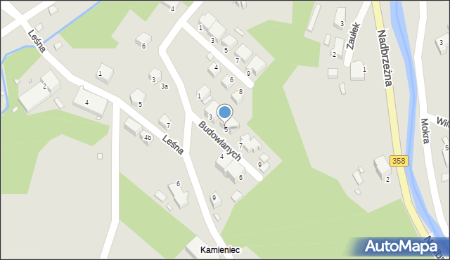 Świeradów-Zdrój, Budowlanych, 5, mapa Świeradów-Zdrój