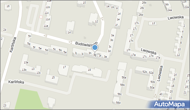 Szczecinek, Budowlanych, 3g, mapa Szczecinek