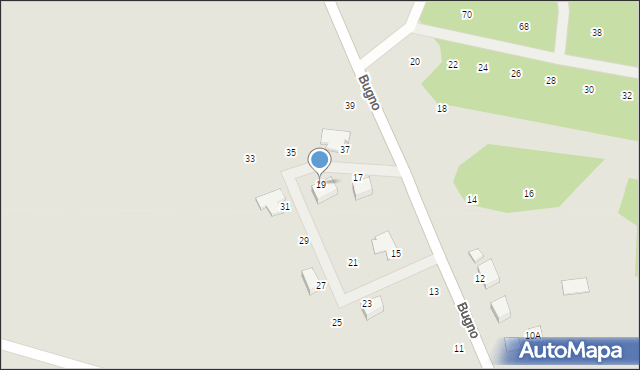 Szczecinek, Bugno, 19, mapa Szczecinek