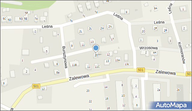 Sztutowo, Bursztynowa, 10, mapa Sztutowo