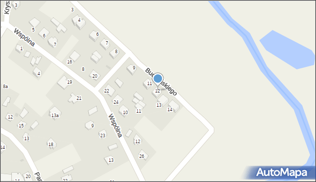 Werbkowice, Buczyńskiego Stanisława, 12, mapa Werbkowice