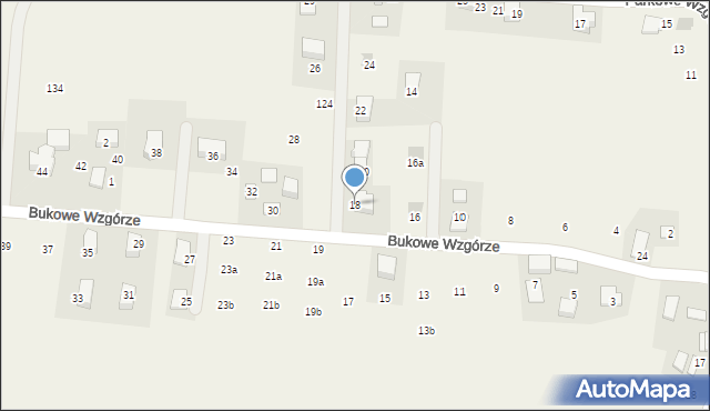 Wilczkowice, Bukowe Wzgórze, 18, mapa Wilczkowice