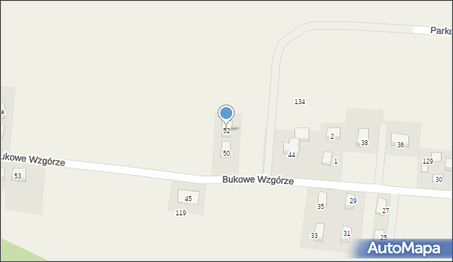 Wilczkowice, Bukowe Wzgórze, 52, mapa Wilczkowice