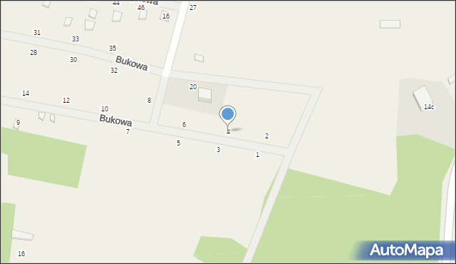 Wisełka, Bukowa, 4, mapa Wisełka