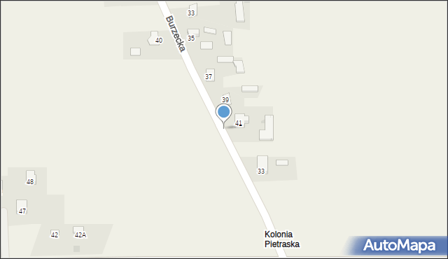 Wojcieszków, Burzecka, 18, mapa Wojcieszków