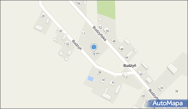 Wola Popowa, Budzyńska, 5, mapa Wola Popowa